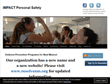 Tablet Screenshot of impactpersonalsafety.org